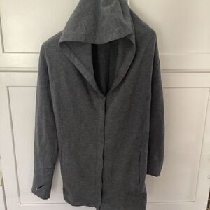 The North Face Womens Snap Closure Hoodie Sz M Hiking Outdoors